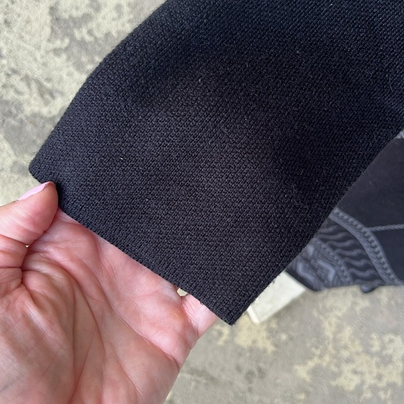 Like new Cloud Chaser black with grey sweater dress - Picture 4 of 16